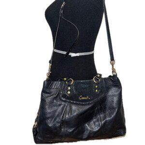 Coach Ashley Leather Carryall Satchel